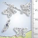 Butterfly Silver Insect Bead - BSB0096- (1 Piece)