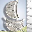 Basket Shape Silver Bead - BSB0250 - (1 Piece)