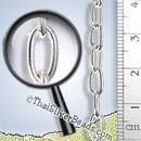 Oval Silver Link Chain - C0015 - 28 inch