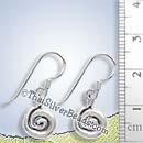 Swirl Silver Earrings - Earp0035