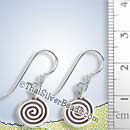 Silver Swirl Earrings - Earp0043