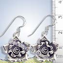 Silver Rose Earrings - Earp0260