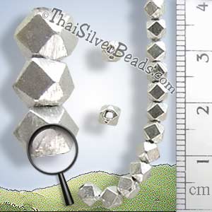 Silver Rondelle Bead  - Spacer Bead - B0175-4mm - (1 Piece)