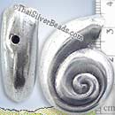 Discontinued Nautilus Silver Bead - BSB0059 - (1 Piece)