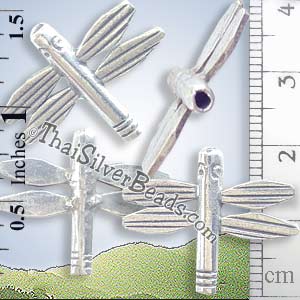 Silver Dragonfly Bead - BSB0104- (1 Piece)_1