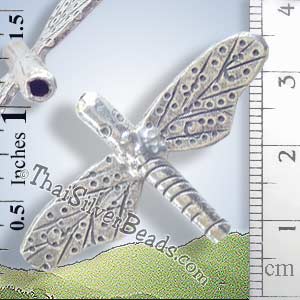 Dragonfly Hill Tribe Silver Bead - BSB0112- (1 Piece)_1