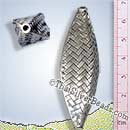 Silver Bead - Woven - BSB0199 - 1 Piece