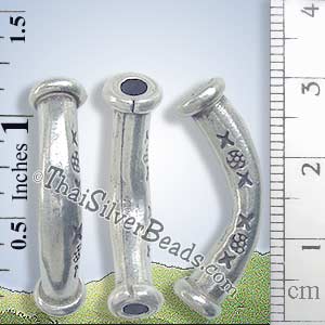 Silver Bead - Tube - BSB0339- (1 Piece)_1