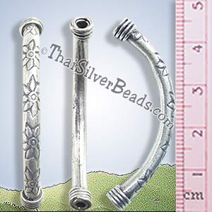 Silver Bead - Tube - BSB0344- (1 Piece)_1