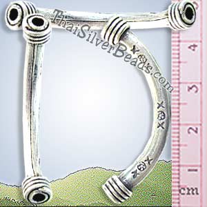 Silver Bead - Tube - BSB0347 - (1 Piece)_1