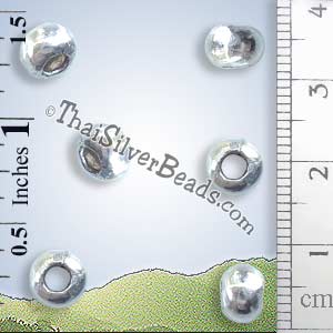 Silver Bead - Spacer Bead - BSB0487 - (1 Piece)_1