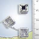Silver Bead - Picture - BSB0543 - (1 Piece)