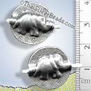 Elephant Silver Bead - BSB0585 - (1 Piece)