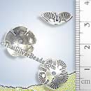 Discontinued Silver Bead - Cap Bead - BSB0142- (1 Piece)