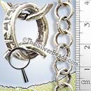 Silver Chain - Open Link - Print Design - C0004 - 27 inch
