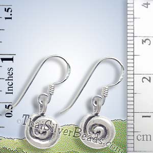 Swirl Silver Earrings - Earp0035_1