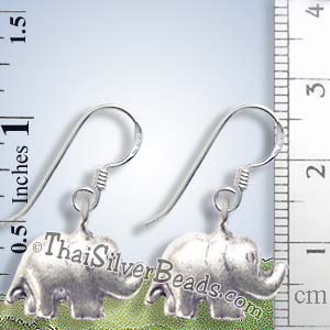 Elephant Silver Earrings - Earp0079_1