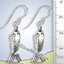 Shrimp Earrings - Silver - Earp0104
