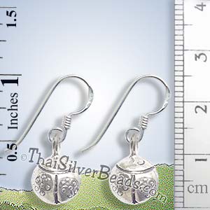 Ladybird Silver Earrings - Earp0111_1