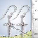 Silver Cross Earrings - Earp0141