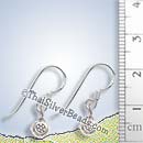 Silver Print Beaded Earrings - Earp0150