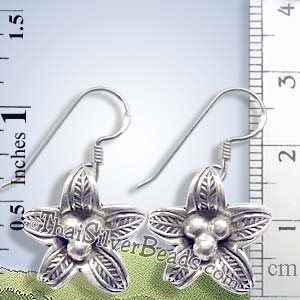Sweet Flower Silver Earrings - Earp0251_1