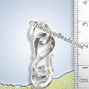 Silver S Clasps - F017 - (1 Piece)