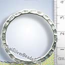 Jump Ring - Closed - Hammered Finish - F061 - (1 Piece)