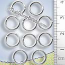 Circular Open Silver Jump Ring - F071 - (1 Piece)