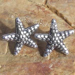 Starfish Silver Stud Earrings Set - 20 mm x 20 mm - Earethnic059_1