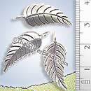 Ovate Silver Leaf Pendant - P0009- (1 Piece)