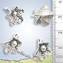 Hilltribe Silver Flower Charm - P0018- (1 Piece)