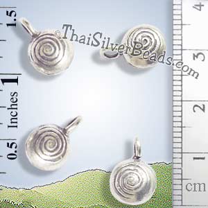Shell Hill Tribe Silver Charm - P0107- (1 Piece)_1