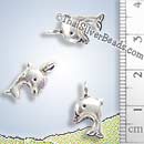 Dolphin Silver Charm - P0108- (1 Piece)