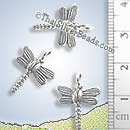 Dragonfly Silver Charm - P0129- (1 Piece)