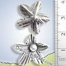 Silver Hill Tribe Flower Pendant - P0257- (1 Piece)