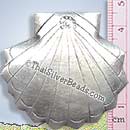 Scallop Silver Sea Shell Pendant - P0324- (1 Piece)