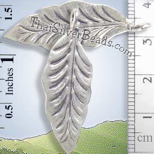 Discontinued Silver Pendant - Leaf - P0464- (1 Piece)_1