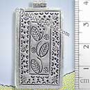 Ethnic Leaf Design Silver Pendant - P0525- (1 Piece)
