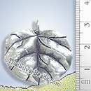 Silver Pendant - Leaf - P0545- (1 Piece)