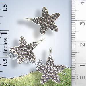 Hill Tribe Charm - Star Shaped - P0612 - (1 Piece)_1