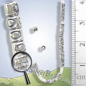 Strands - Stamped - B0011 - 18 inch (45.7 cm) - Approx 220 Beads_1